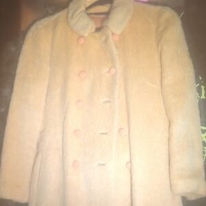 Chic Tan Teddy Jacket for Women